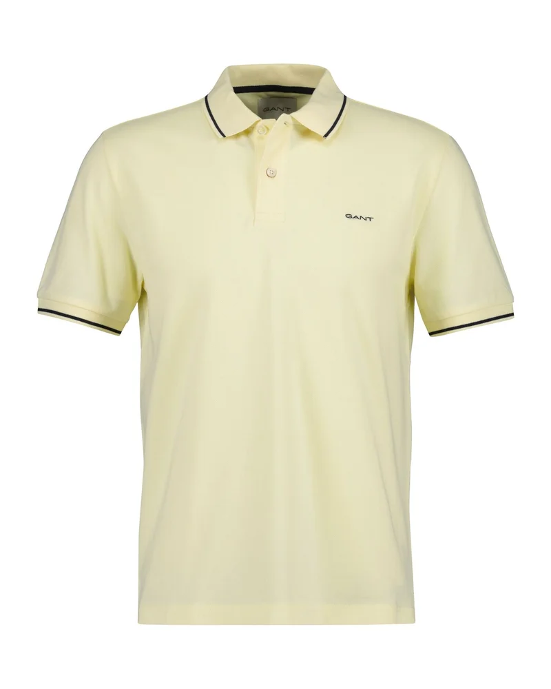 غانت بولو بيكيه بأكمام قصيرة وياقة متباينة